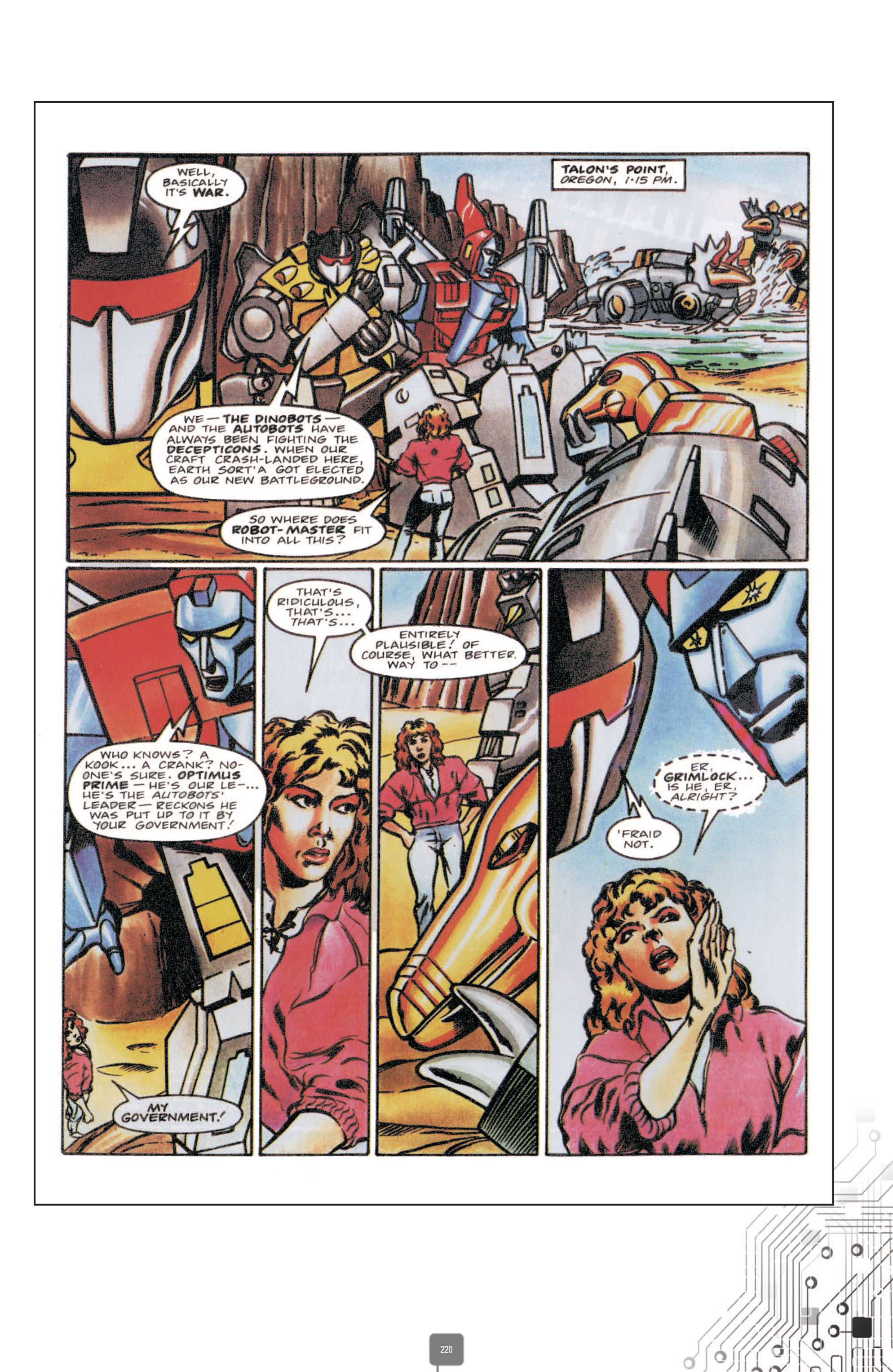 Read online The Transformers Classics UK comic -  Issue # TPB 2 - 221