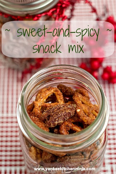 addictively delicious sweet and spicy snack mix