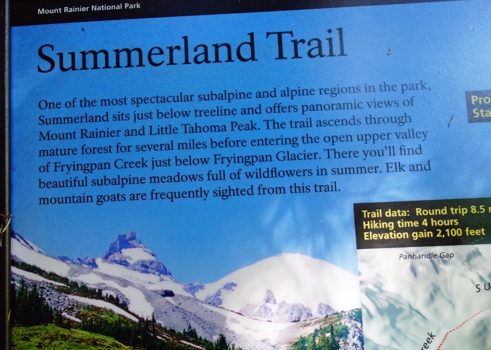 La Lair On Wheels Mount Rainier National Park's Summerland Trail is the Real Deal