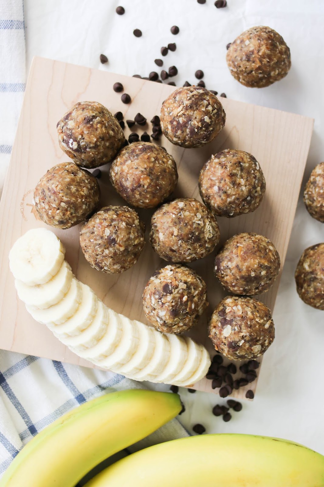 Ginger Rose Peanut Butter Banana Energy Balls