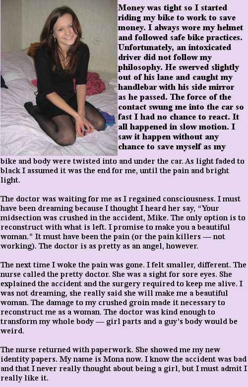 Krazy Kay�s TG Captions and Swaps Bike Ride