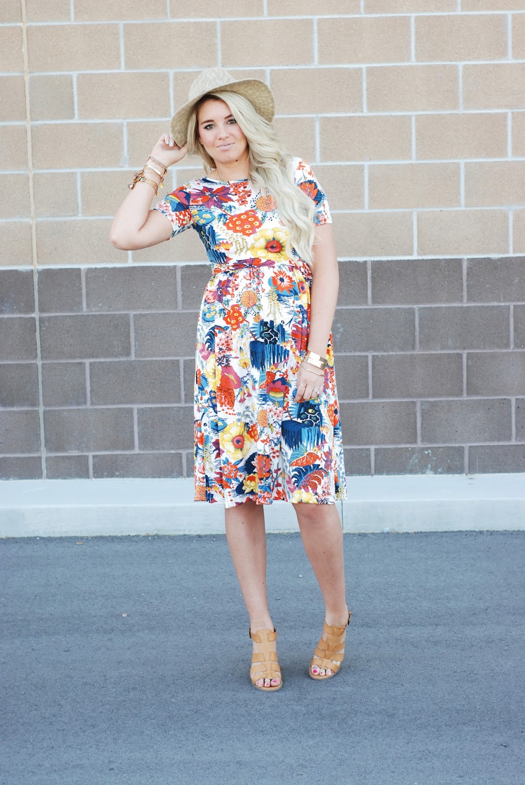 FLORAL DRESS FEATURING ZAFUL + #WIWT LINK UP! | The Red Closet Diary