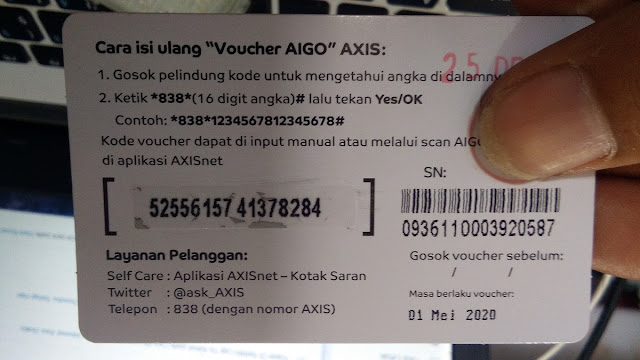Bagi Bagi Voucher Internet Axis Gratis Setiap Hari ...