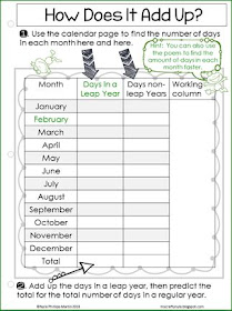 Nyla S Crafty Teaching Leap Year Worksheets
