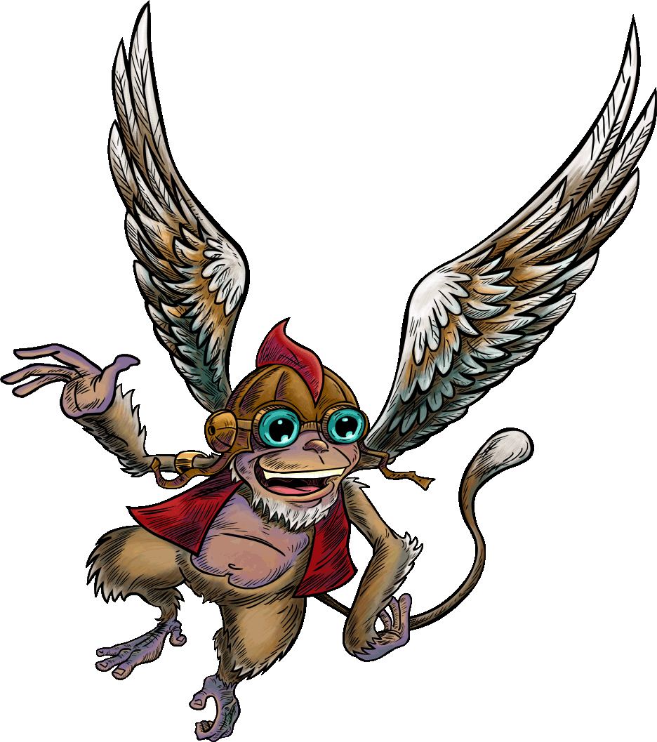 flying monkey clip art free - photo #8