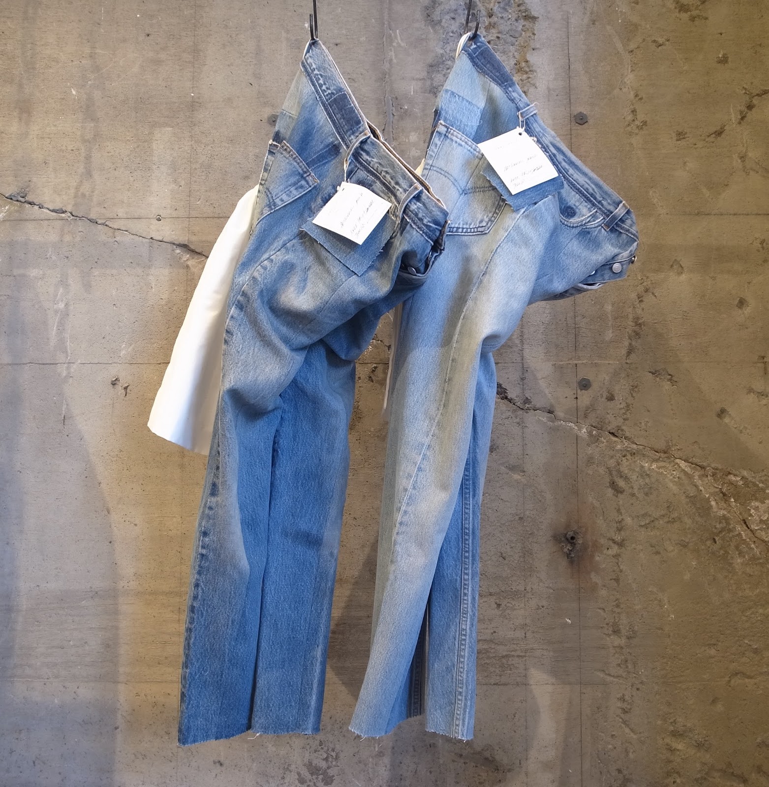 READYMADE ARTISANALE JEANS Bleu Rose