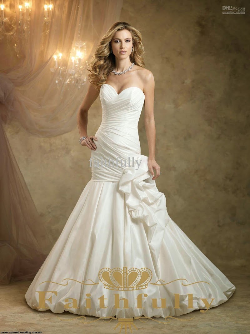 48+ Cream Color Wedding Dresses