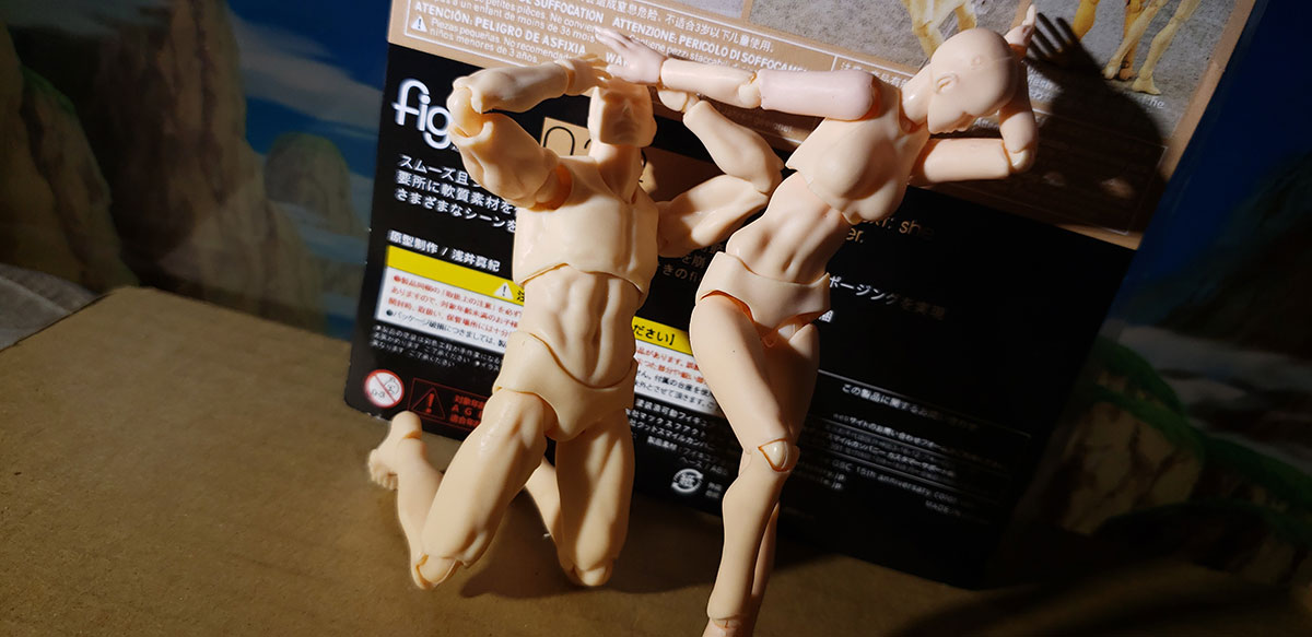 Figma He and She Next Archetypes (Bootleg/Knockoff) 13-pose4