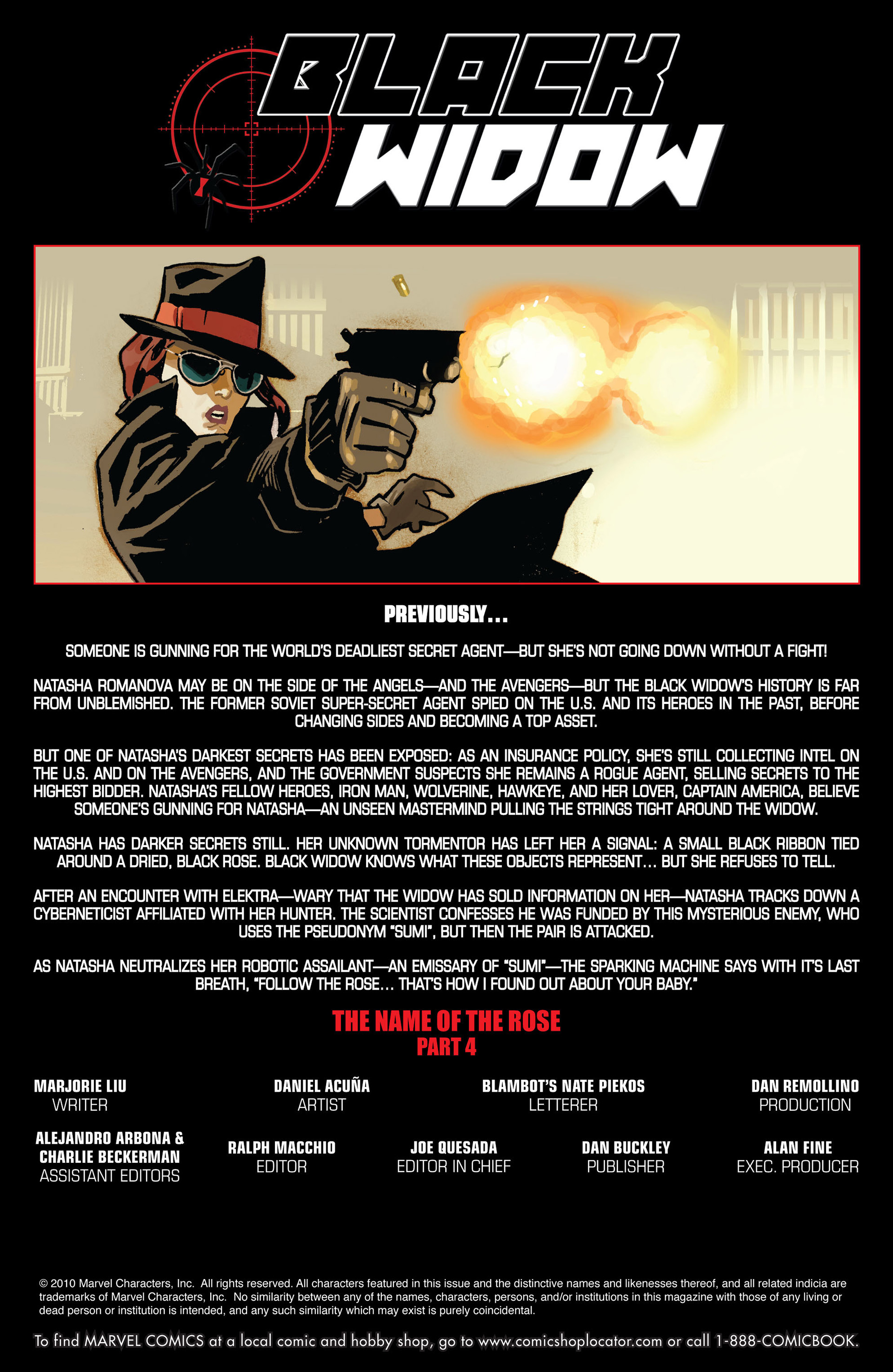 Read online Black Widow (2010) comic -  Issue #4 - 2