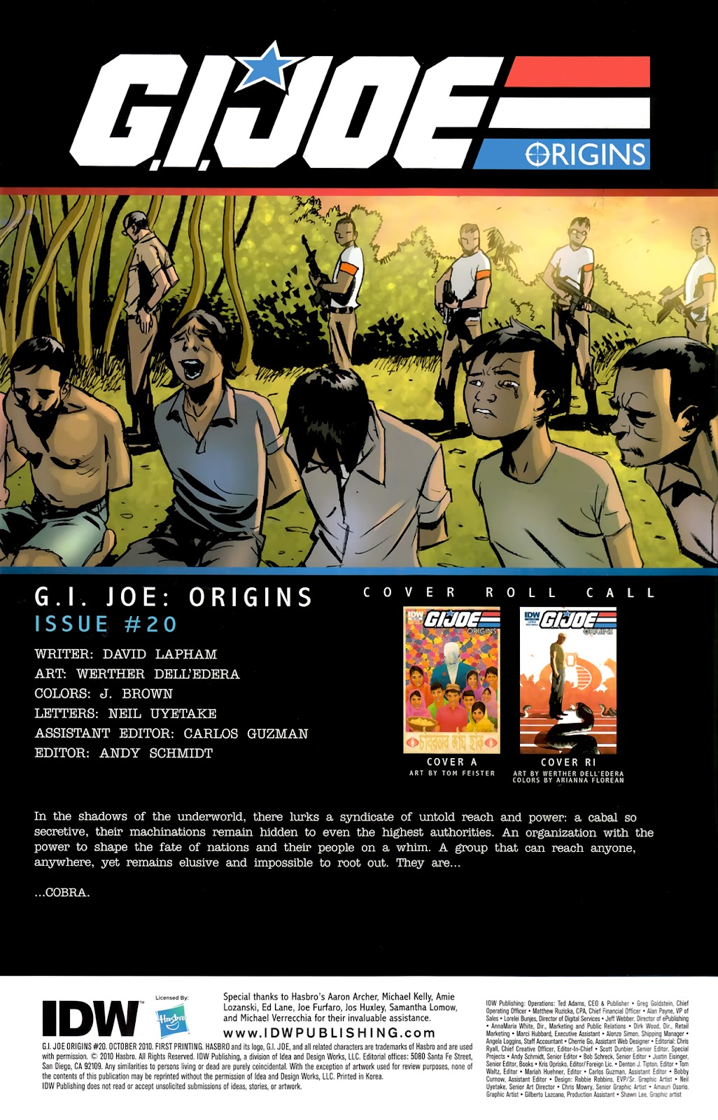 G.I. Joe: Origins issue 20 - Page 2