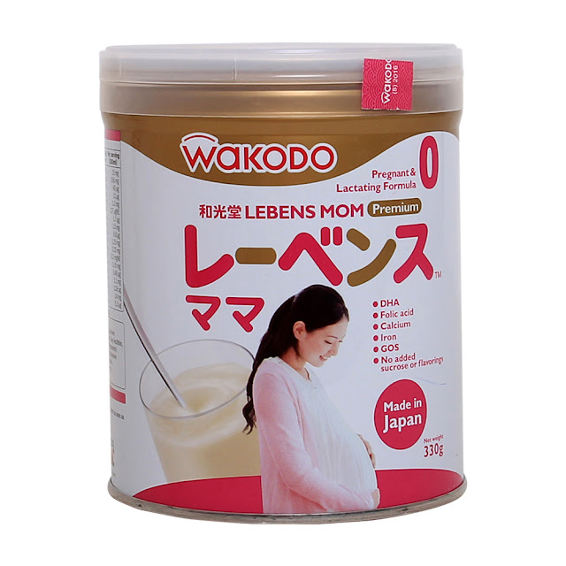 Sữa Wakodo Lebens Mom 0 330g là dưỡng chất hoàn hảo cho mẹ và bé