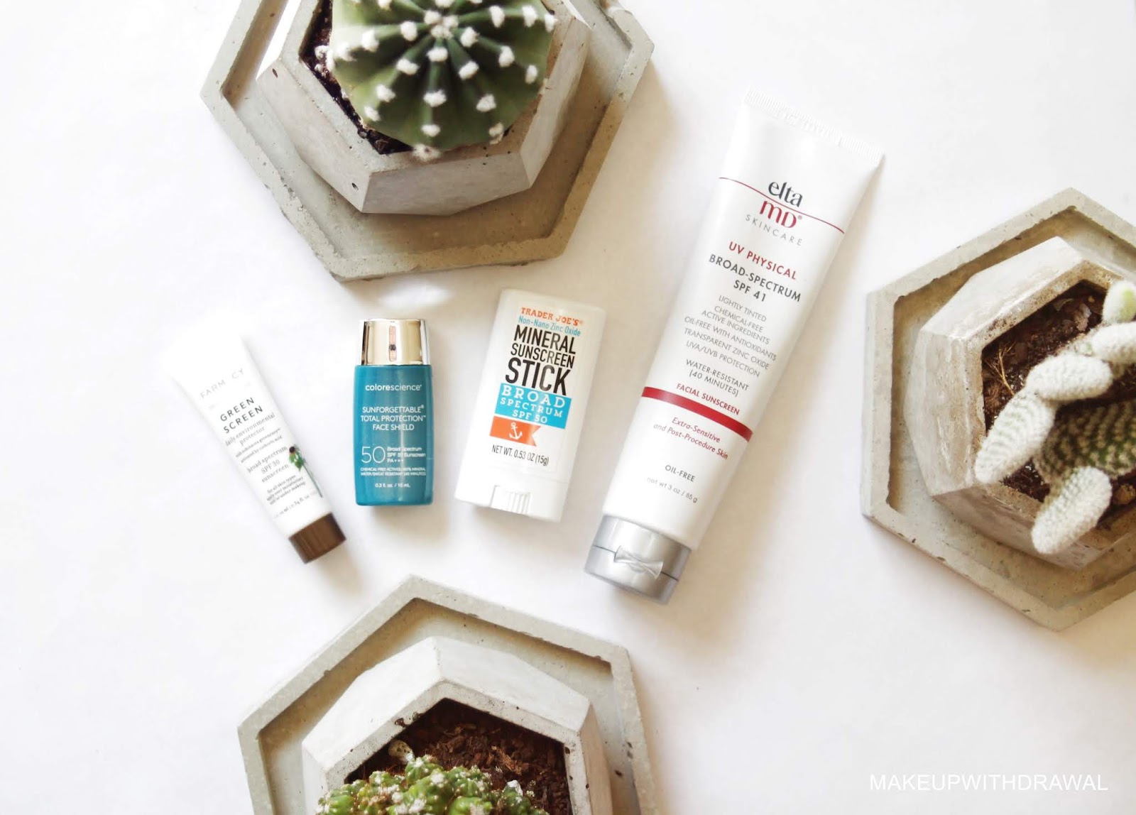 Four Mineral Sunscreens, Compared Makeup Withdrawal