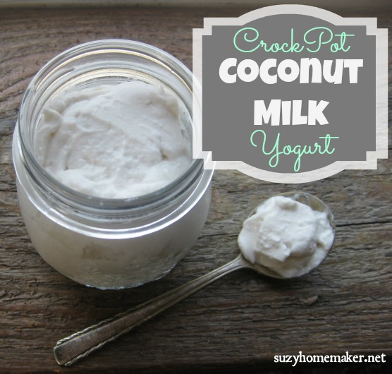 slow cooker coconut milk yogurt | suzyandco.com