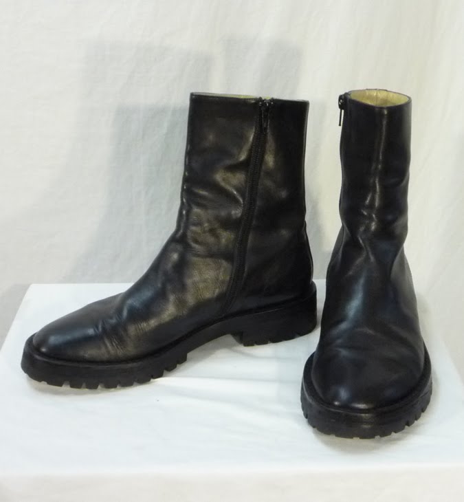 laws of general economy: Ann Demeulemeester Black Leather Boots 39 (SOLD)