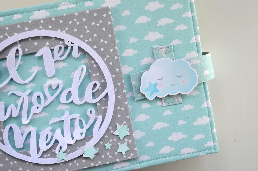 album scrapbooking tela