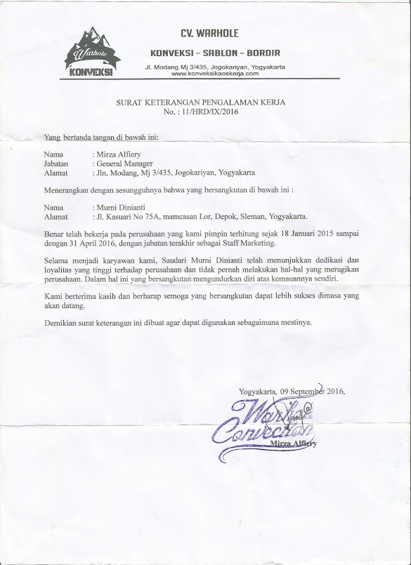 Contoh Surat Pribadi Dalam Bahasa Inggris Beserta