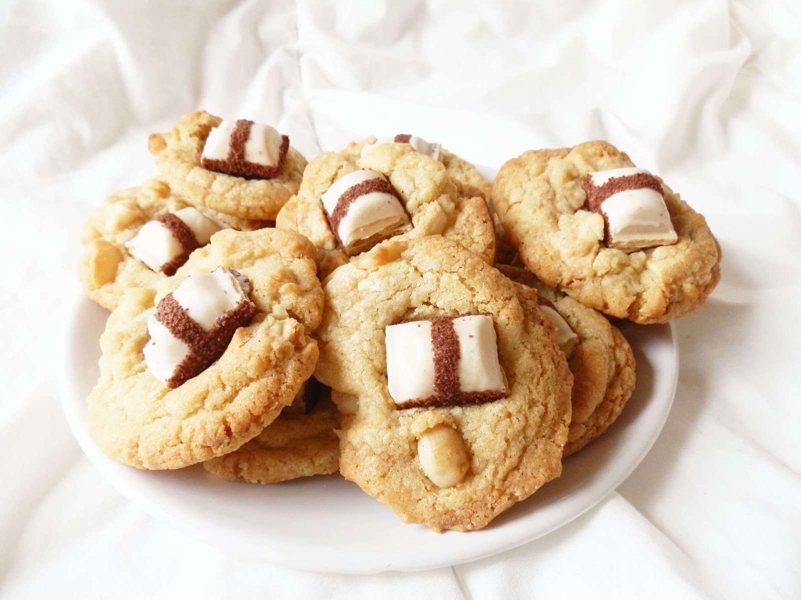 Cookies kinder chocolat blanc 