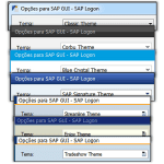 Temas do SAP GUI