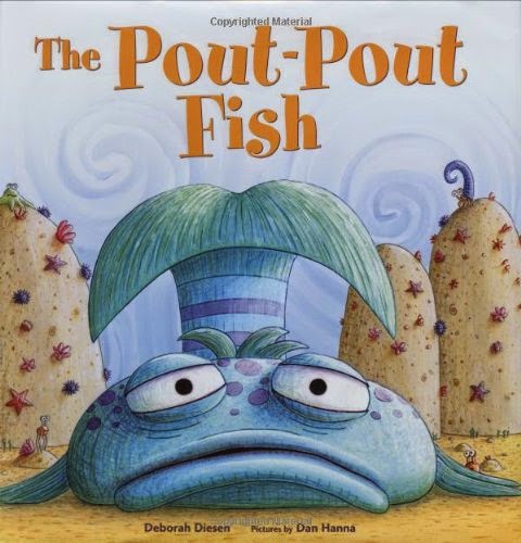 The Pout-Pout Fish by Deborah Diesen, included in a book review list of ocean books for preschoolers