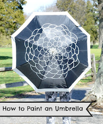 umbrella paint painted craft recycled materials fabric simple designs crafting