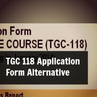 TGC 118 Application Form Alternative