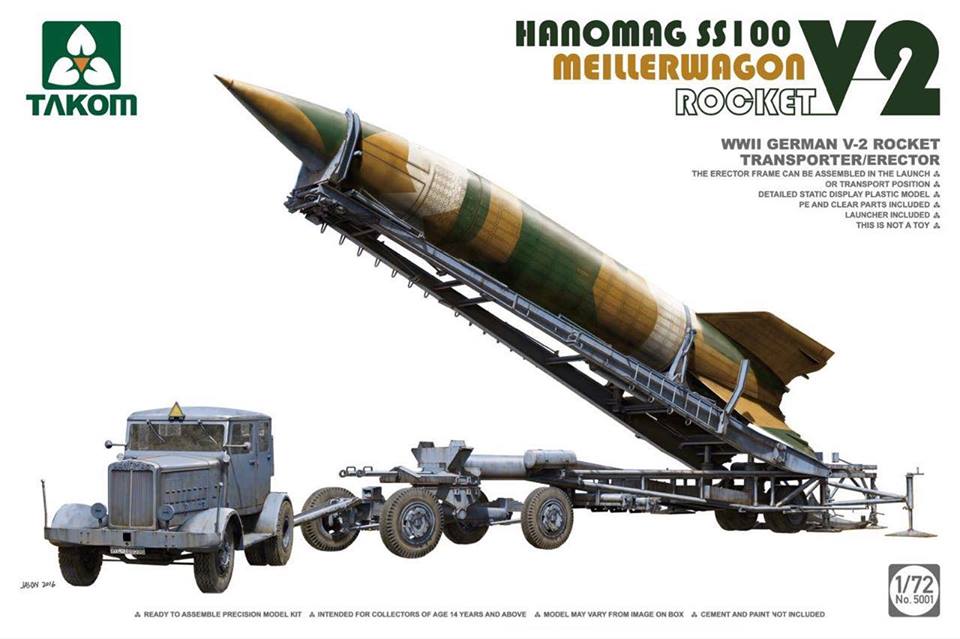 The Modelling News: Picture n&#39; Video Build: Takom&#39;s Hanomag SS100 w/ Meillerwagen &amp; V-2 Rocket by David Damek