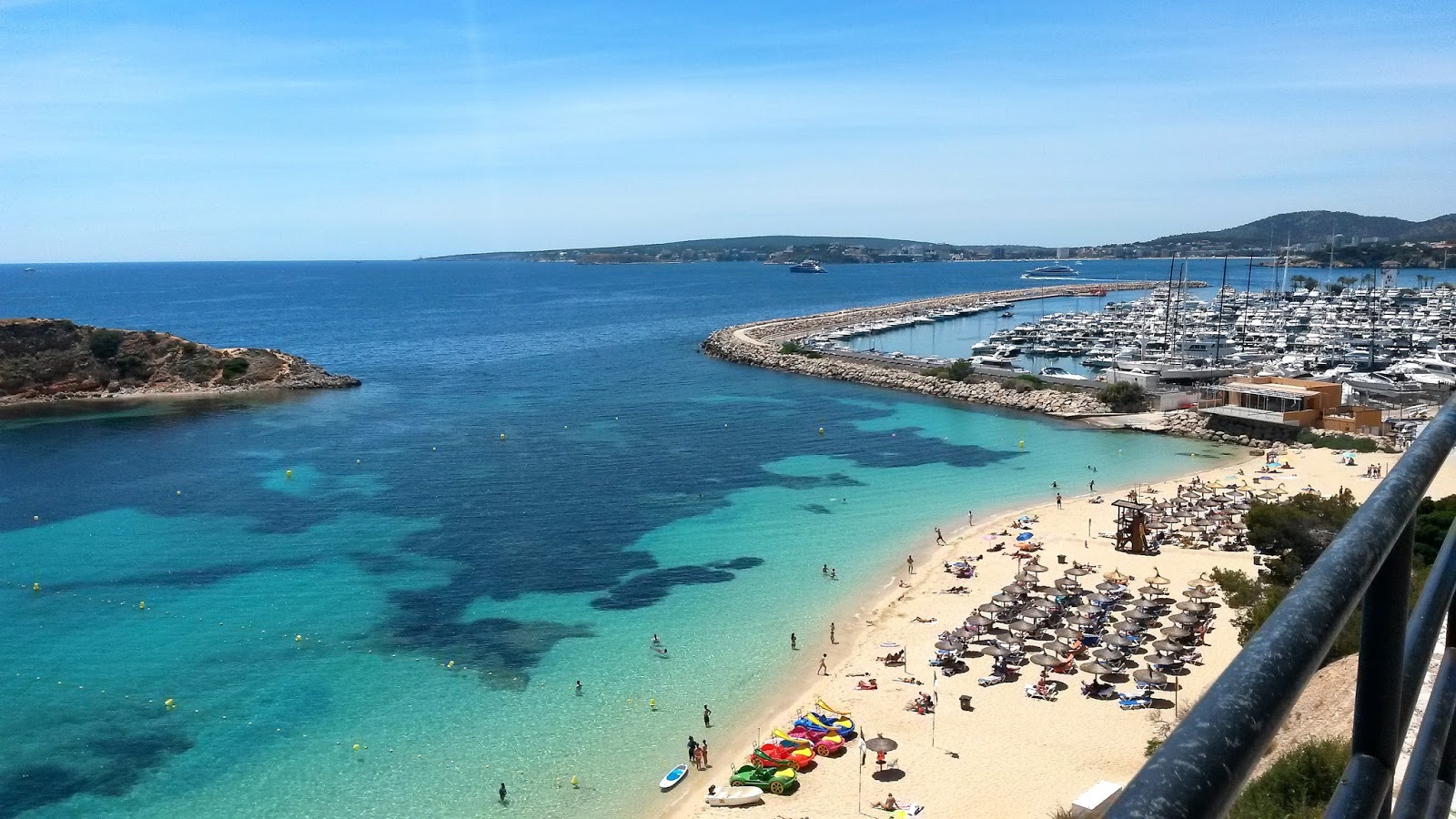 Nash Homes Mallorca: Lunchtime view of Puerto Portals 17 May Nash Homes Mallorca: Lunchtime view of Puerto Portals 17 May