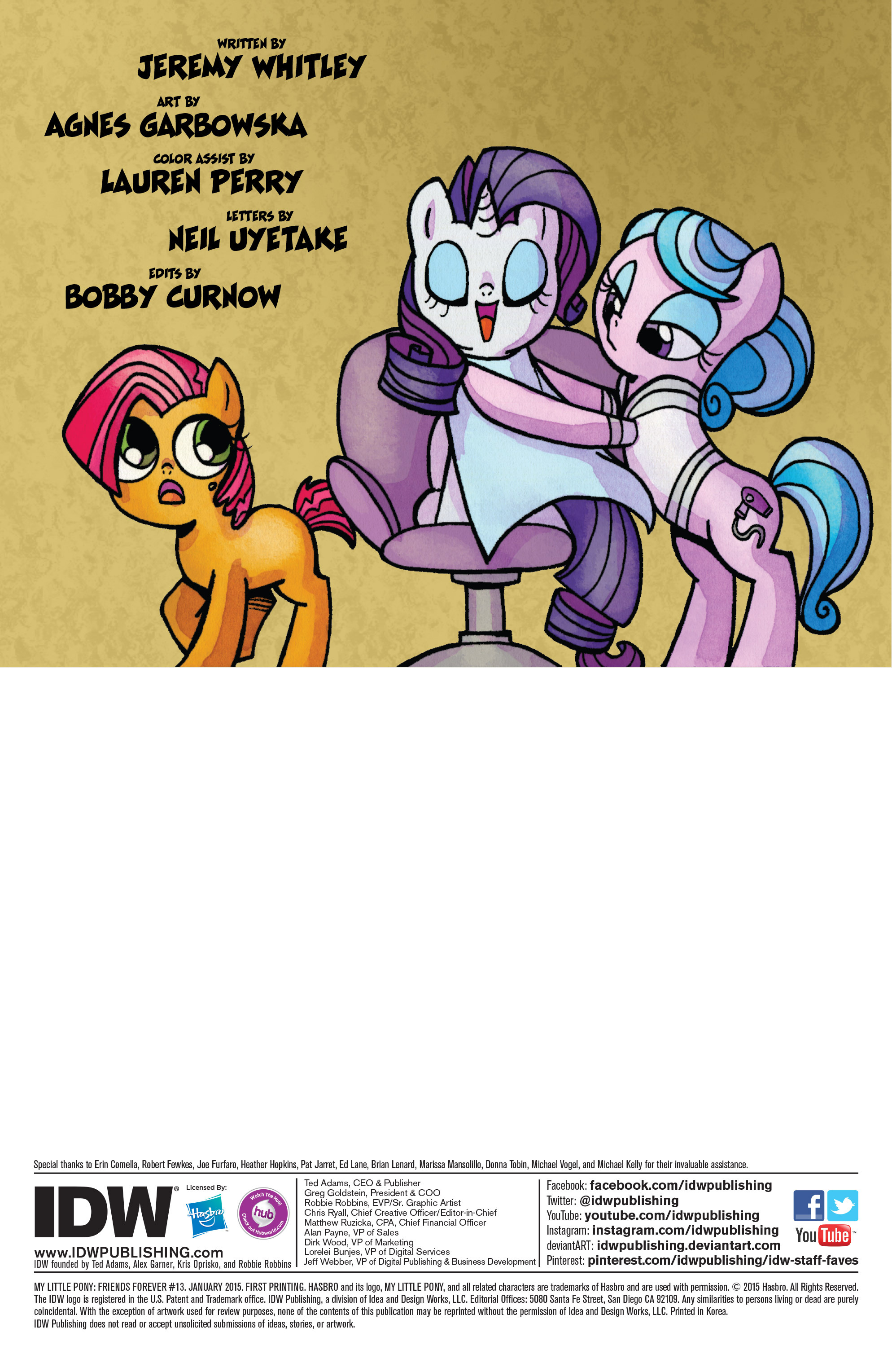 Read online My Little Pony: Friends Forever comic -  Issue #13 - 2