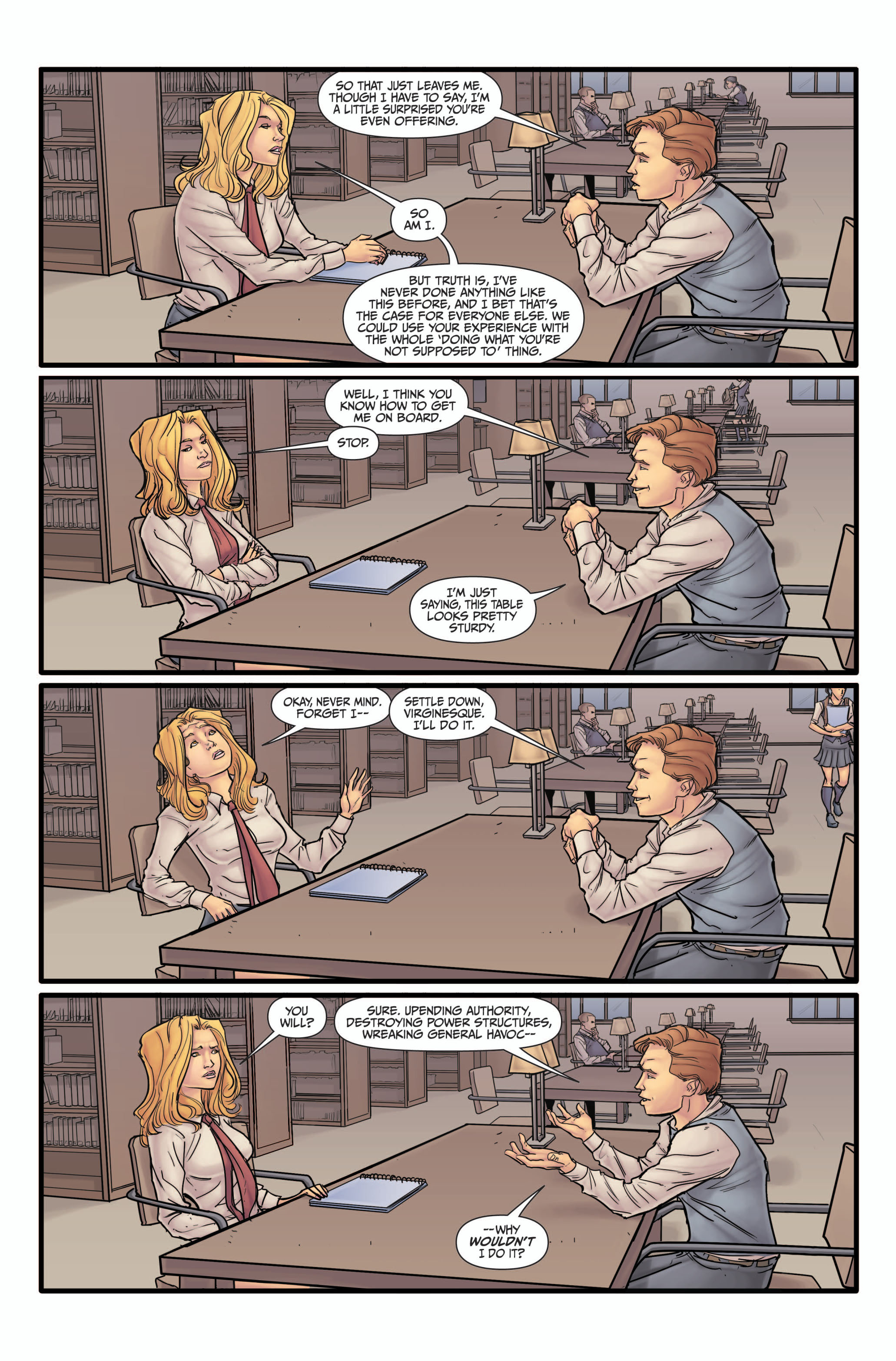 Read online Morning Glories comic -  Issue #4 - 10