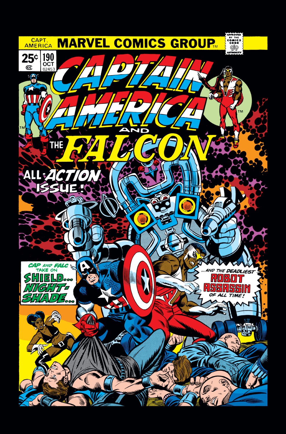 Read online Captain America (1968) comic -  Issue #190 - 1