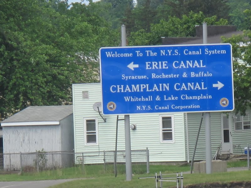 High Spirits Great Loop Voyage Waterford Town Dock, Waterford, New York