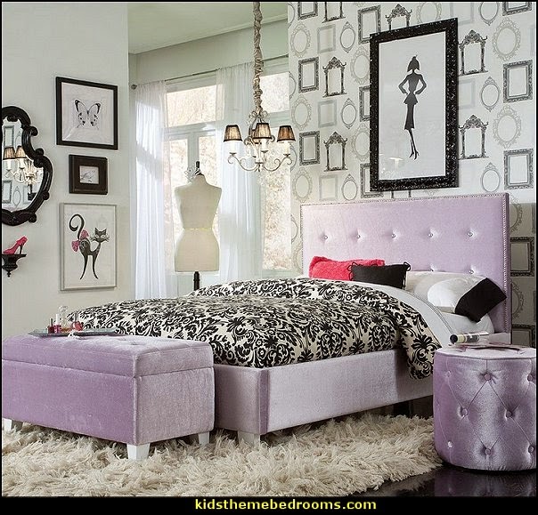 Style bedroom decorating - runway theme bedroom ideas - shoe decor ...