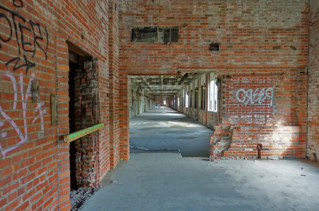 Abandoned Warner & Swasey Company factory in Cleveland Ohio