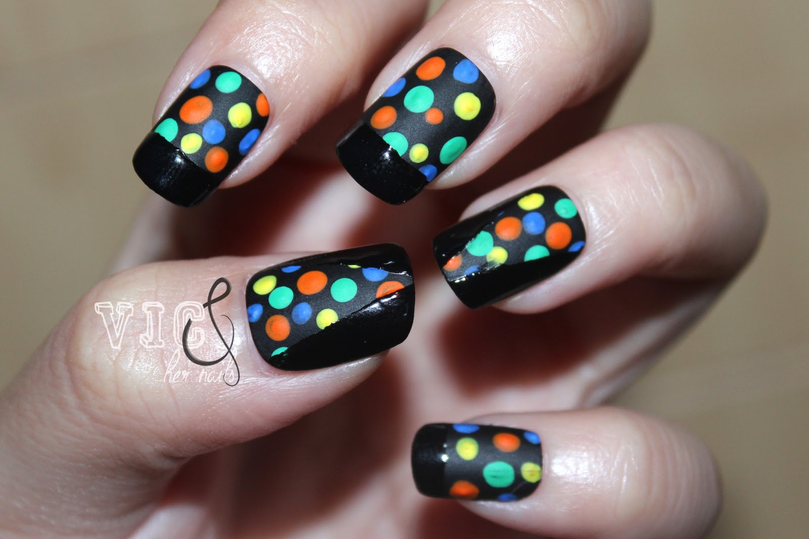 Vic and Her Nails: OMD Challenge Day 6 - Neon