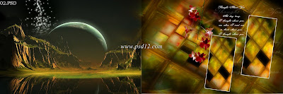 Karizma Album Design 12x36 PSD  Backgrounds