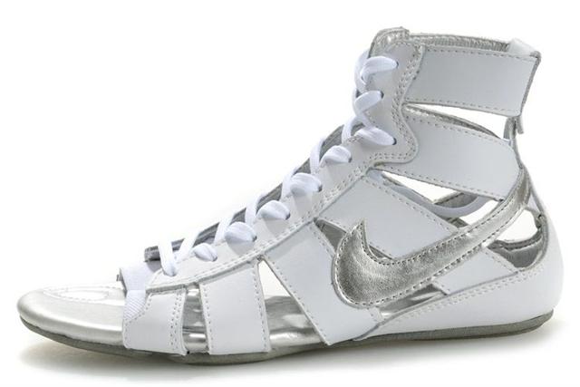 White Sandals: Nike Gladiator Sandals White