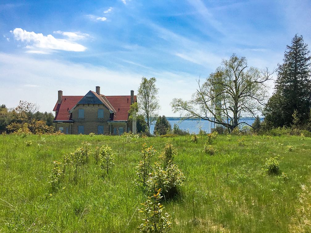 Lighthouse Keepers Quarters on Plum Island in Door County WI