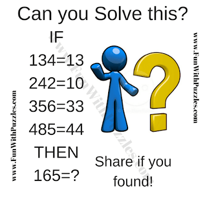 Logical Puzzle in which your challenge is to find the missing number in logical equations