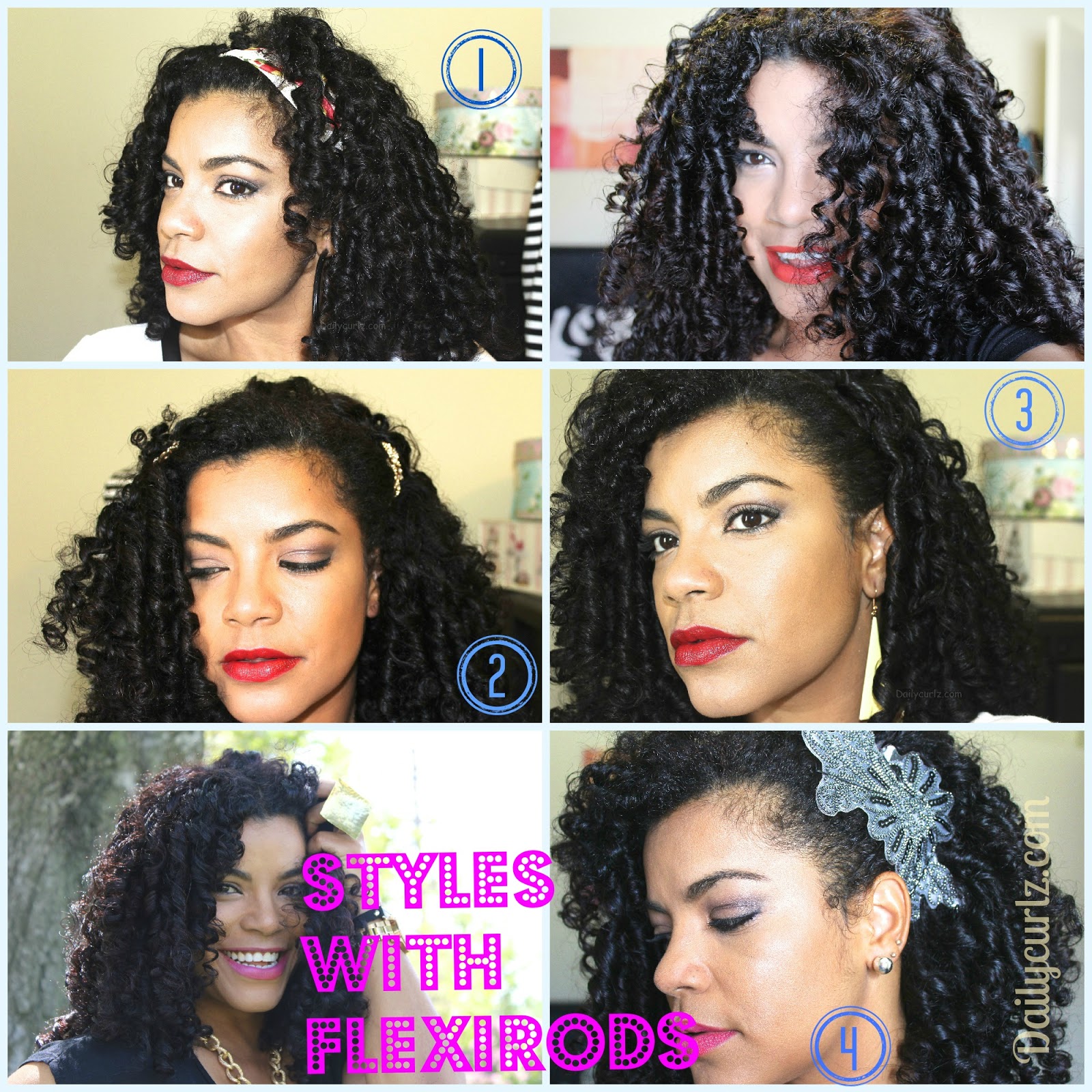 Natural hair styles / Peinados par el cabello rizado - DailyCurlz