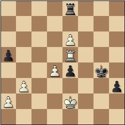 Partida de ajedrez Viladerbó vs. Pomar, Campeonato de España de 1946, posición después de 55…h3