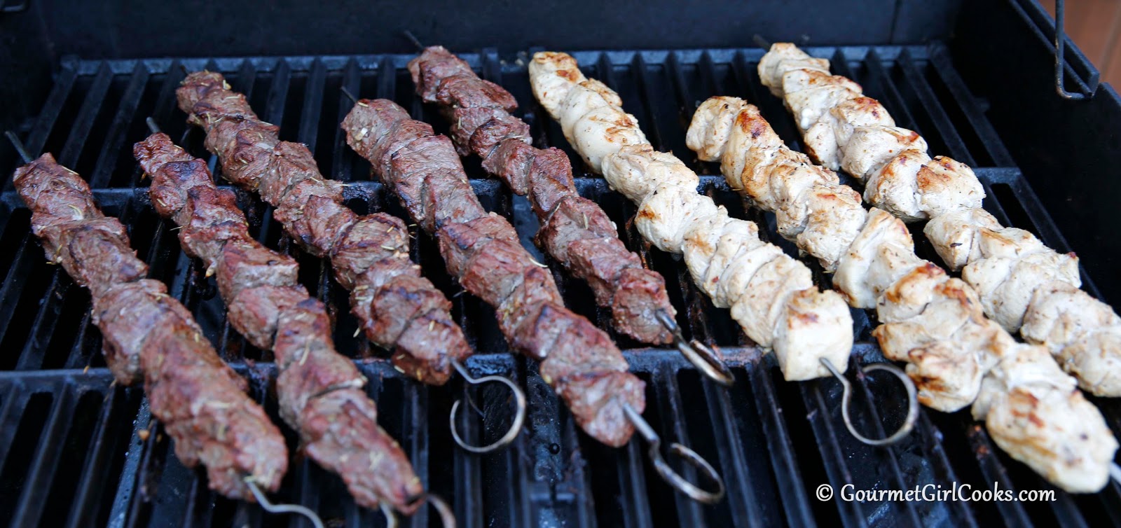 Gourmet Girl Cooks Grilled Shish Kebabs Our Belated Easter Dinner