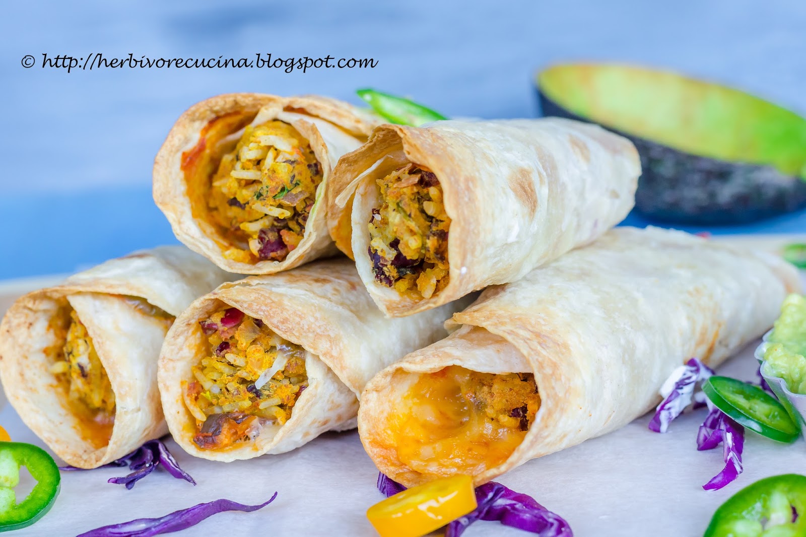 Herbivore Cucina Black Bean and Rice Taquitos