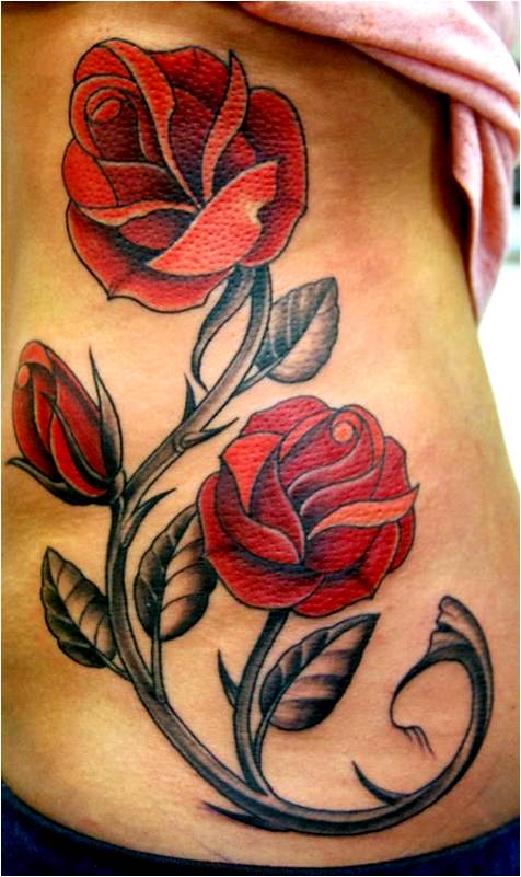 Trend Tattoo Styles Simple And Beauty Rose Tattoo