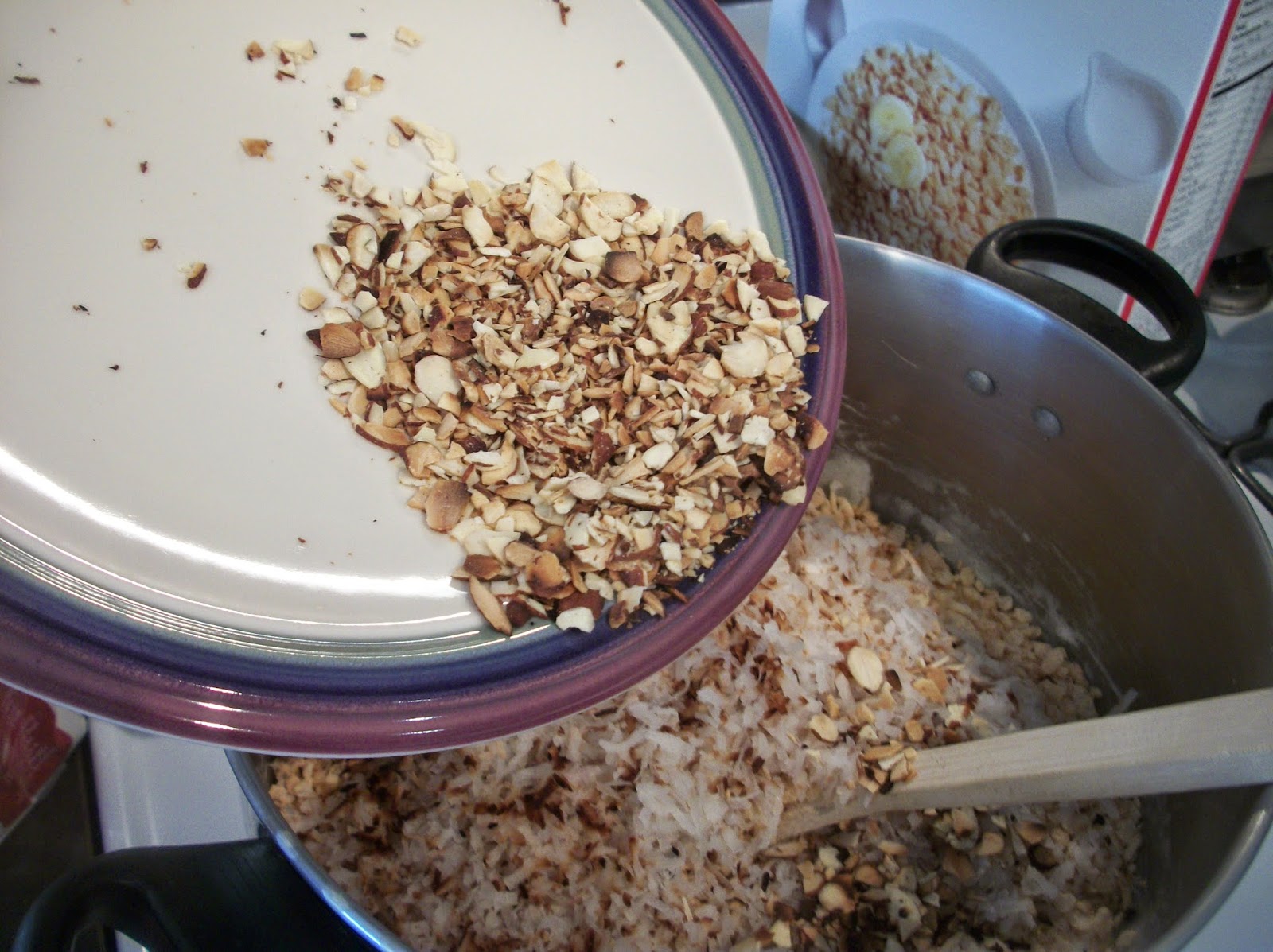 Cook with Sara: Almond Joy Rice Krispie Bars
