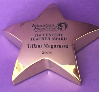 Tiffani Mugurussa 21st Century Teacher Award