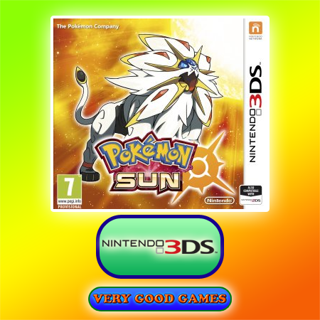 A banner for buying the Pokemon Sun game for Nintendo 3DS game consoles