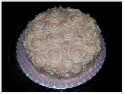 Red Velvet Rose Cake 2