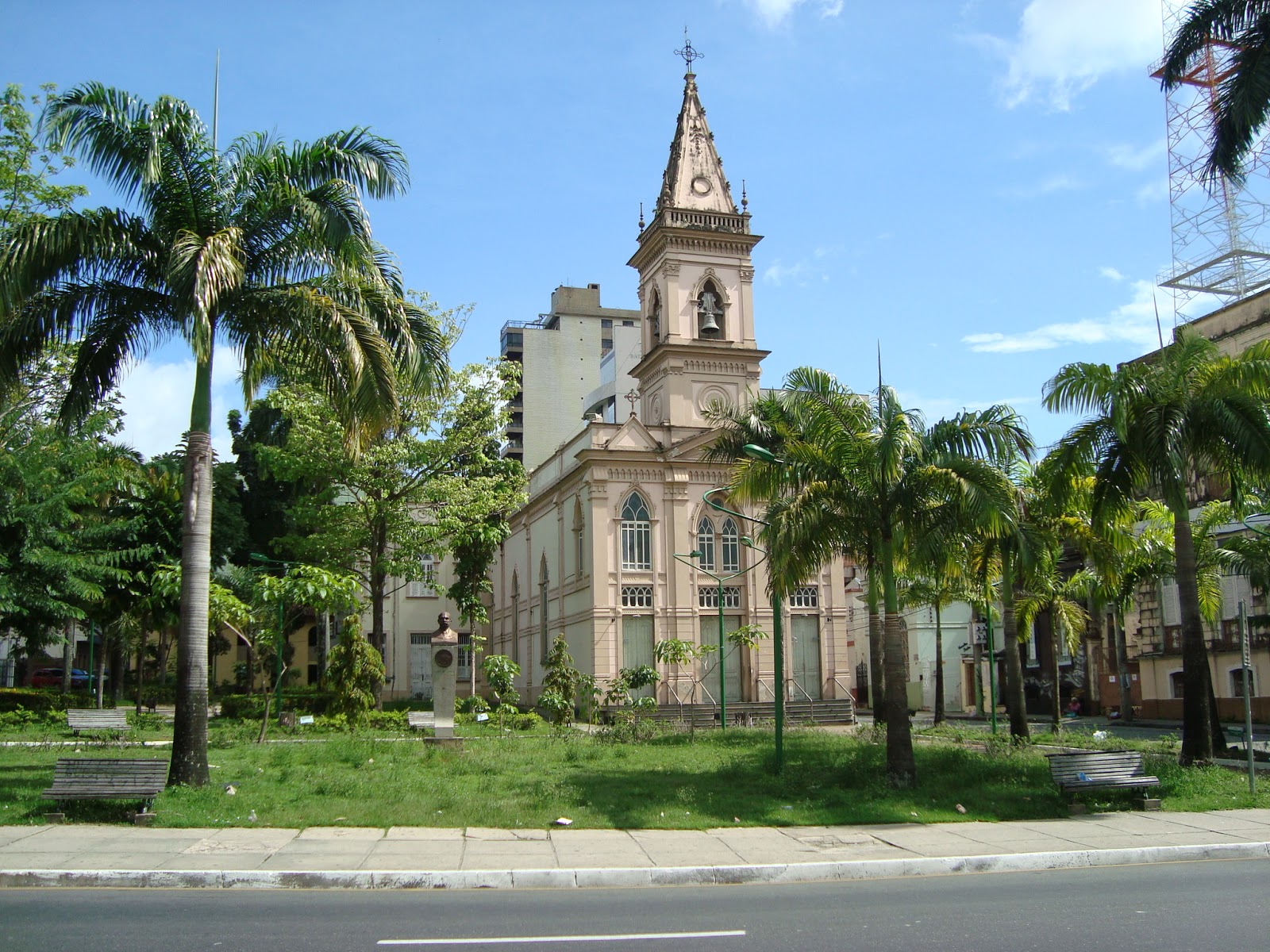 Memórias do Pará Praça Barão do Rio Branco e Igreja da Santíssima Trindade