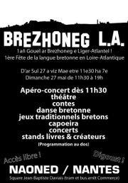 ACB - Agence culturelle bretonne - Affiche Brezhoneg L.A. Naoned - fête de la langue bretonne en Loire-Atlantique