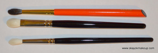 Hakuhodo S146, J5523, and J146 hakuhodo eye crease brushes